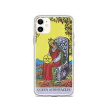 Load image into Gallery viewer, Queen of Pentacles Tarot iPhone Case
