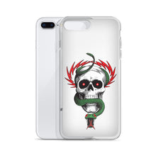 Load image into Gallery viewer, Skull and Snake No.1 iPhone Case
