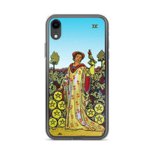 Load image into Gallery viewer, Nine of Pentacles Tarot iPhone Case
